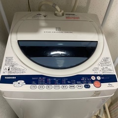 TOSHIBA 洗濯機　AW-60GK(W)の画像