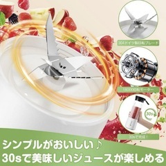 新品 ミキサー ジューサー コードレス 小型 500mlの画像