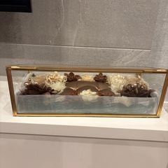 ガラス製アクセサリー小物ディスプレイケース１個の画像