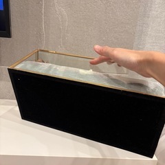 ガラス製アクセサリー小物ディスプレイケース１個の画像
