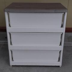 20250821004　家具　3段プラ収納No.1の画像