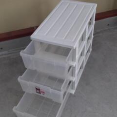 20250821005　家具　3段プラ収納No.2の画像