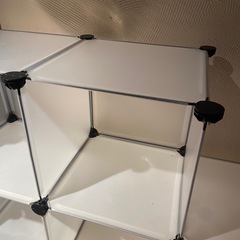 songmics 廃盤　自由組み換え棚　2セット　
超軽量　の画像