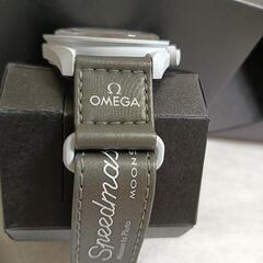 新品同様未使用7月購入。OMEGA × Swatch　スピードマスター　クロノグラフ　腕時計の画像