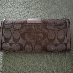 COACH長財布中古の画像