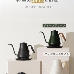 Epeios（エペイオス）電気ケトル コーヒー 0.9L 1℃単位で温度調整の画像