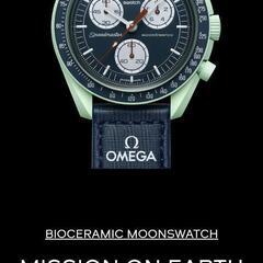 新品同様未使用5月購入。OMEGA × Swatch　スピードマスター　クロノグラフ　腕時計の画像