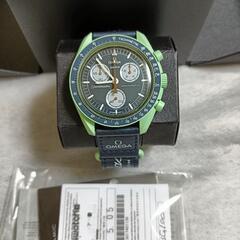 新品同様未使用5月購入。OMEGA × Swatch　スピードマスター　クロノグラフ　腕時計の画像