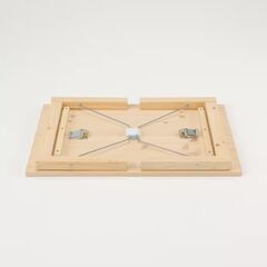無印良品 パイン材 折りたたみローテーブルの画像