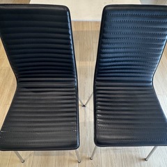 【無料】ニトリ　ダイニングテーブル チェア2脚セットの画像