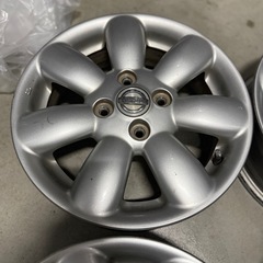 日産 モコ 純正ホイール 14インチ 4.5J 4穴 PCD100の画像