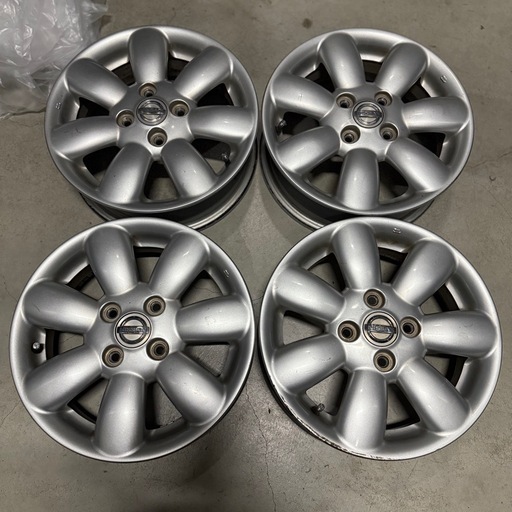 日産 モコ 純正ホイール 14インチ 4.5J 4穴 PCD100