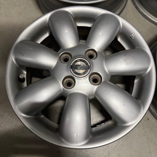 日産 モコ 純正ホイール 14インチ 4.5J 4穴 PCD100