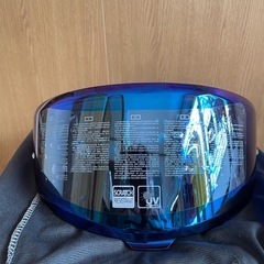 ★SHOEI X-15 Z-8用 CWR-F2 互換品 ブルーミラーシールド 社外品＋ピンロックシート ★ほぼ未使用の画像