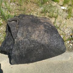 ⑭遮光ネット黒ラッセル50%　2m x 50m　状態並の画像