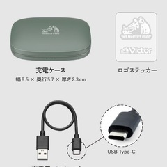 Victor HA-NP50T-BA ワイヤレスイヤホン Bluetooth の画像