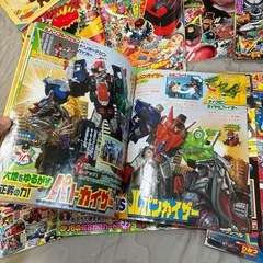 テレビマガジン　てれびくん　最強のりもの　仮面ライダー　カーズ　ぬりえ　25点セットの画像