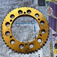 セロー用のチェーンと中古スプロケです。の画像