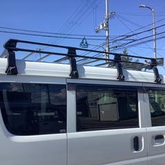 エブリィ　ＮＶ100クリッパー　スクラム　ミニキャブ　DA17 DR17 DG17 DS17 中古ハイルーフ用ルーフキャリアの画像