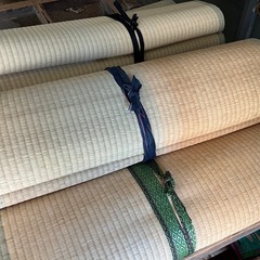 【6枚1セット！畑のマルチング等に】い草畳表古ゴザの画像