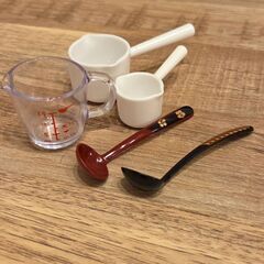 キッチングッズ　メジャーカップ　スライサー チキンラーメン　ひよこちゃん　お箸　アウトドア　ミニチュアの画像