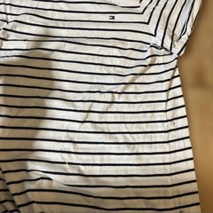 Tommy Hilfiger ストライプ 半袖ミニワンピース　Mの画像