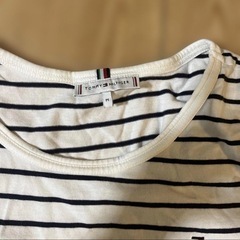 Tommy Hilfiger ストライプ 半袖ミニワンピース　Mの画像