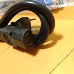 ㋙ パソコンケーブル 電源コード 2本セットの画像