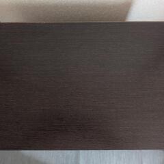 カラーボックス　焦げ茶色の画像
