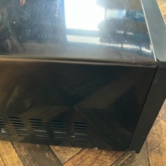 美品　山善電子レンジ　ブラック　2019年製の画像