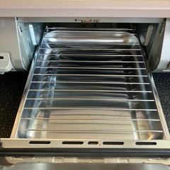 K2508-247 リンナイ グリル付きガステーブル LPガス用 22年製 KG67PPKR 中古　の画像
