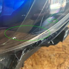 トヨタ30系プリウス純正LEDヘッドライト左右セットインナーブラックブルーアイの画像