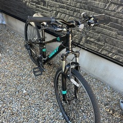 マウンテンバイク26インチ　タイヤスリックタイヤ交換済みの画像