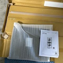 107a　 【未使用品・開封品】不二貿易 コレクションケース フィギュアケース 4段 幅42.5×奥行36.5×高さ162cm 強化ガラス 全面ガラス クリア 98880 y082201aの画像