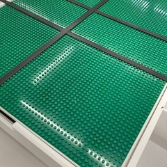 展示品　ブロック遊びテーブル&チェアーの画像
