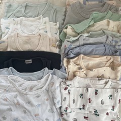 80サイズ　洋服　肌着　ボディースーツ　パジャマ　まとめ売り　　　の画像