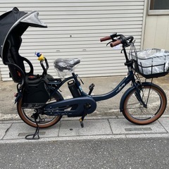 試乗🉑新車仕上げ⭐️中古子供乗せ電動自転車 ヤマハPASバビー ブリヂストンビッケ2の画像