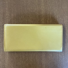金運財布💸✨ 汚れあり💦 長財布 2つ折り 革製 お財布 さいふ　黄色の画像