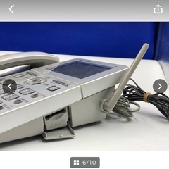 Panasonic　パナソニック　VE-GP54-S　コードレス　電話機　中古　現状品　稼働品　シルバー　※裏面落書き有　＊B664＊の画像