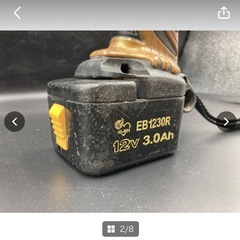 日立工機　HITACHI　コードレス　インパクト　ドライバー　中古　本体のみ　稼働品　WH 12DMR　電動工具　蓄電器　EB1230R　＊B845＊の画像