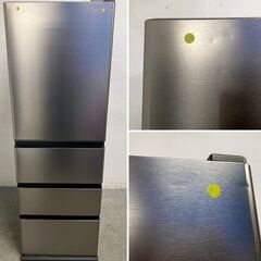 高年式!2024年製! ほぼ未使用 AQUA/アクア 4ドア 冷蔵冷凍庫 433L 右開き AQR-V43R(S) 大容量冷凍室 ① 中古家電 店頭引取歓迎 uR9988の画像