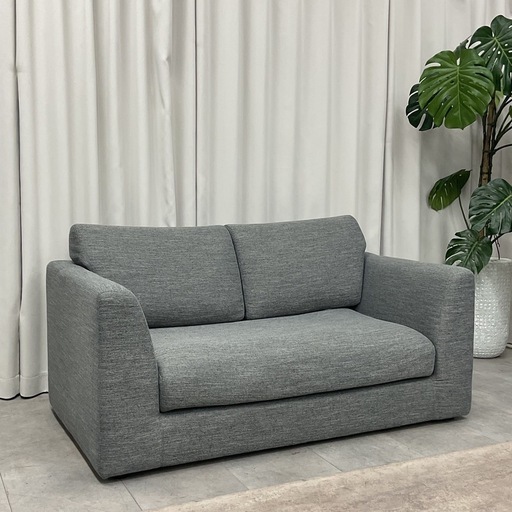 KH-51【新入荷　リサイクル品】NポケットA3 ２シーターソファ　グレー