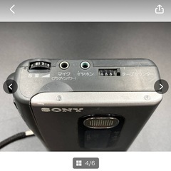 SONY　ソニー　TCM-48　カセットコーダー　通電動作未確認　中古　現状品　シルバー　本体のみ　昭和レトロ　カセットテープ　＊B838-1＊の画像
