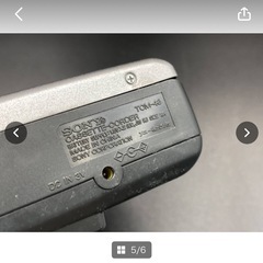 SONY　ソニー　TCM-48　カセットコーダー　通電動作未確認　中古　現状品　シルバー　本体のみ　昭和レトロ　カセットテープ　＊B838-1＊の画像