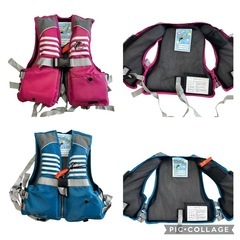 【美品　ライフジャケット　子ども用　2つセット】の画像