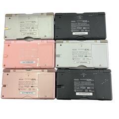 186000 現状品 Nintendo 任天堂 ニンテンドウ DS　Lite USG-001　  ミックス　（レッド、ピンク、シルバー、ロゼ） 6点まとめ売り [1000027781219]の画像