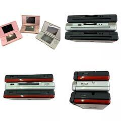 186000 現状品 Nintendo 任天堂 ニンテンドウ DS　Lite USG-001　  ミックス　（レッド、ピンク、シルバー、ロゼ） 6点まとめ売り [1000027781219]の画像