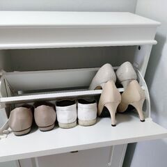 シューズBOX　ホワイトスリムの画像