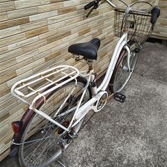 中古自転車 6段変速 26インチ LEDオートライト 軽整備済み 防犯登録対応 町田市 相模原市 MM831の画像