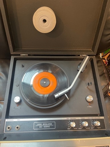 動作品！日本コロムビア ポータブルレコードプレーヤー 2190RM コロンビア 2190RM ポータブル電蓄 修理 神奈川県 S様